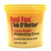 Red Fox Tub O'Butter Cocoa Butter, Moisturizing Creme, 10.5 oz