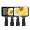 HONNE Non-Stick Coated Mini Grill Pan Cheese Melting Accessories for