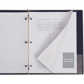 Upgrade Notes College-Ruled Filler Paper, 500 Sheets 11” x 8.5”, Thick Paper Resists Ink Bleed, 3-hole Punched Loose-leaf Paper for 3-ring Binders: 5 Packs of 100 Sheets