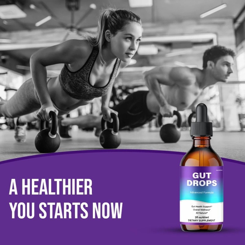 Gut Drops, Max Strength Formula, GutDrops Liquid Supplement (5 Pack)