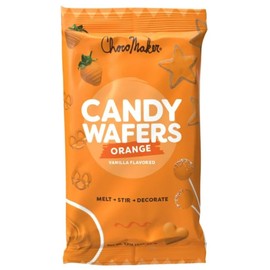 Chocomaker Orange Vanilla Flavored Candy Wafers, 12 Ounce