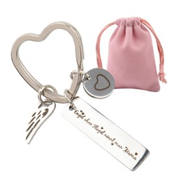 HYLQUP Mother's Day Gifts for Mum Mum Gifts Mum Gift Mum Birthday Keyring Gift Ideas Suitable for Mother's Day, Mother's Day, Mother's Day, Birthdays, Thanksgiving, silver