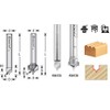 Amana Tool 56144 Carbide Tipped Point Cutting Roundover Router Bit