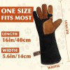 HANDLANDY 16 Inches Animal Handling Gloves Bite-Proof & Scratch-Resist