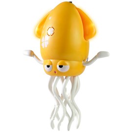 Dancing Squid Toy for Kids - Music Lights & Fun Movements Perfect Gift for Toddlers Ages 2+ Bright LED Lights Upbeat Music Sensory Development Safe Durable:_Yellow