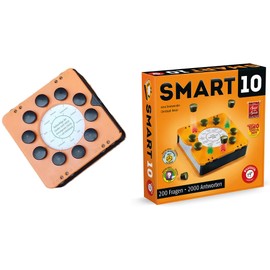 Piatnik Piatnik 7167 - Smart 10 | Das revolutionäre Alleswisser Brettspiel I Für die Quizfreunde | Wer ist der Quizkönig | Ab 12 Jahren | Wissenfragen von A - Z | Für Unterwegs und Zuhause