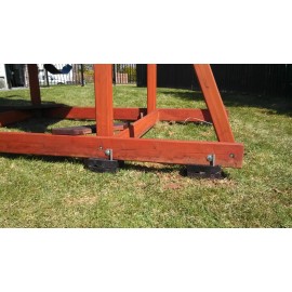 leveldry.com Swingset Stakes for the Level Dry blocks Set of 4 rebar stakes