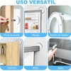 Tope para Puerta, 24 PCS Protector de Pared de Silicona,