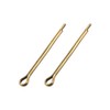 sourcing map Split Cotter Pin - 3mm x 40mm (1/8