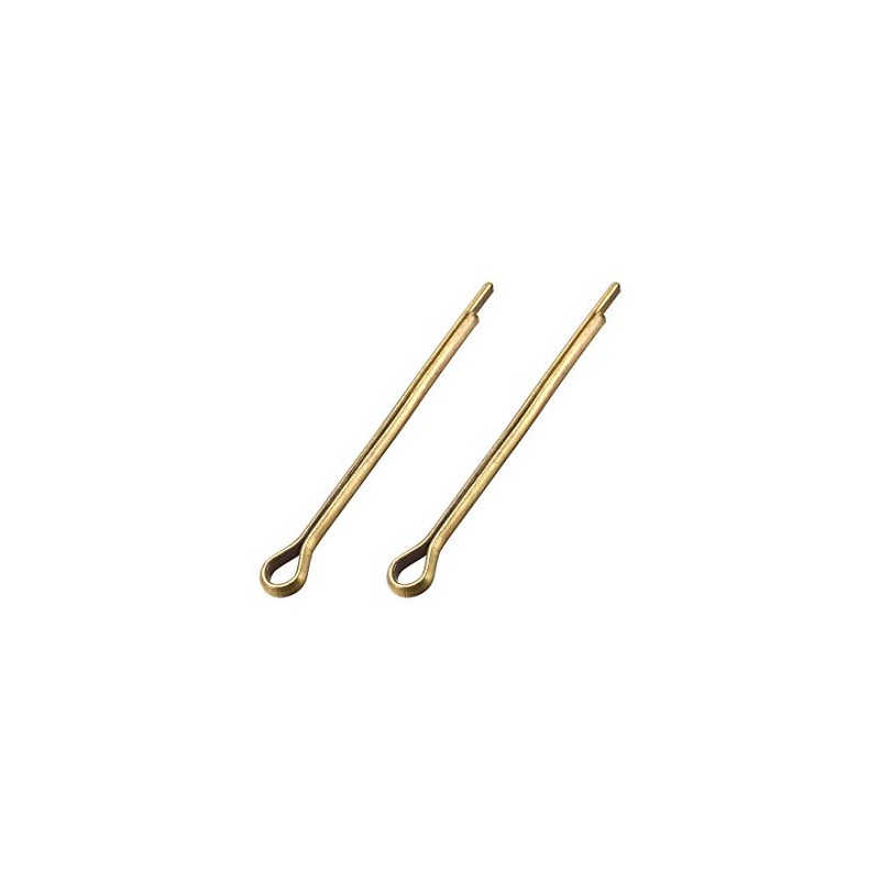 sourcing map Split Cotter Pin - 3mm x 40mm (1/8