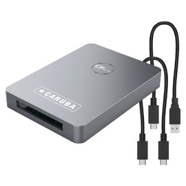 CARUBA CFexpress Type B Card Reader - USB 3.1 - USB-C and USB-A