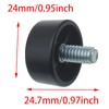 4pcs End Cap Finials for Curtain Rods 3/4" Curtain Rod