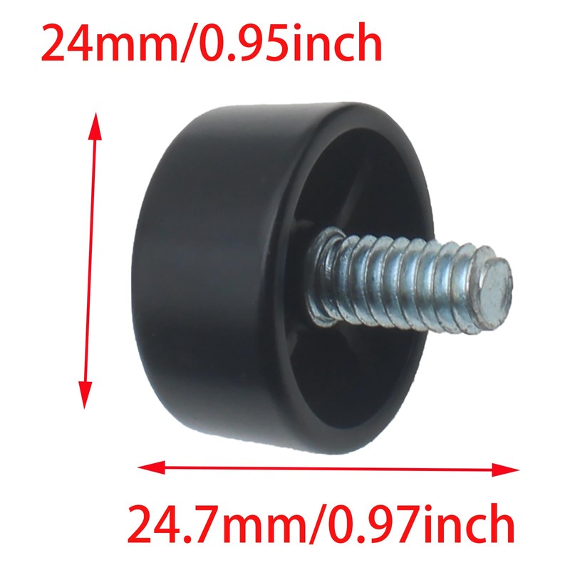 4pcs End Cap Finials for Curtain Rods 3/4" Curtain Rod