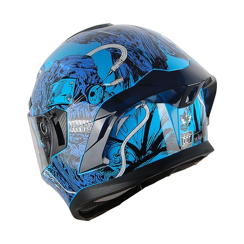 1Storm Motorcycle Full Face Helmet DOT Adults Street Bike Dual