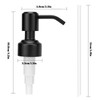 UHEY HOME Soap Dispenser Pump Replacement 304 Stainless Steel for