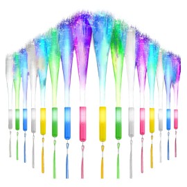Pack 25 Varitas de Fibra Óptica LED para Eventos y Fiesta