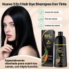 Shampoo Tinte Instantaneo 15min Cubre Canas Jengibre Natural