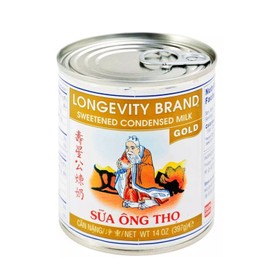 Longevity Brand Sweetened Condensed Milk Gold Label 14 oz