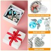 Bylion 2 Sets Something Blue Wedding Bouquet Photo Charms Bridal