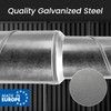 Repa Market 8" to 4" Inch Galvanized Steel Duct Reducer/Increaser