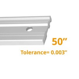POWERTEC 50 Inch Machinist Aluminum Straight Edges, with .003'' Tolerance for Checking Surface Warp, Marking/Scribing Lines - Used w/Feeler Gauges for Automotive Repairs, Cylinder Head Checks (71503)