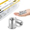 140Pcs Rivet Nut Rivet Nuts Assortment Kit, #8-32#10-24 1/4"-20 5/16"-18