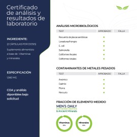 MENS DAILY MULTIVITAMIN AND ANCIENT MINERALS 4 en 1, 200 capsulas (1560mg por porcion) con Vitaminas, Minerales, Adaptogenos y Aminoacidos