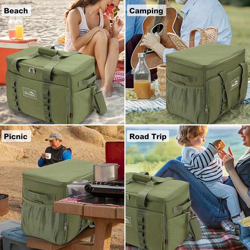 Youngoa Cooler Bag 48 Cans Insulated Soft Cooler Ice Chest