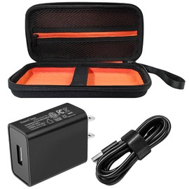 Hard Carrying Case with Power Charger for Texas Instruments TI-84 Plus CE/TI-84 Plus and TI-84 Plus CE Color Graphing Calculator– Extra Pocket for USB Cables & Accessories (Protective Storage)