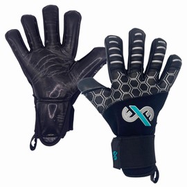 Goalkeeper Gloves for Adults Youths Boys and Girls Latex with Grip Professional Premium Quality for games and training Double wrist strap for support Negative cut for comfort and feel (Pro, 10)