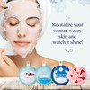 SpaLife Winter Skin Facial Mask 12-Count Set - Infused with