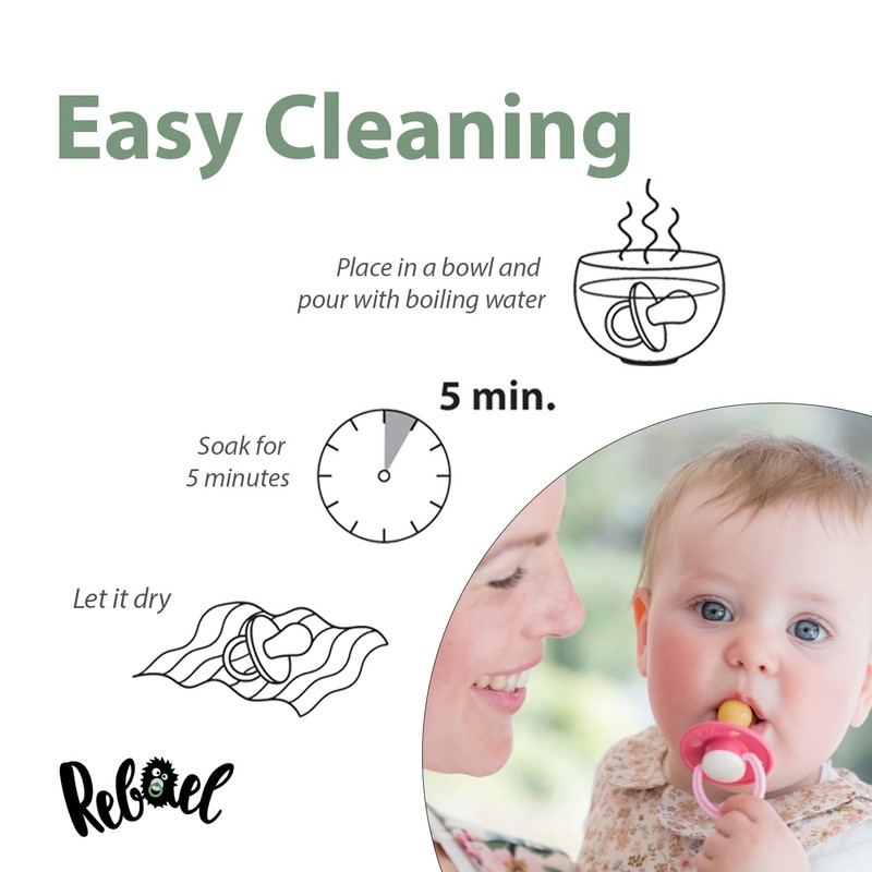 Rebael Fashion Dummy, Natural Rubber/Latex, Made in Denmark, BPA-Free, Cherry