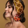 Karma Gifts - Diadema ancha, teñido anudado arcoíris