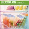 Ozchillon 12 Pack Reusable PEVA Storage Bags – BPA-Free Freezer,