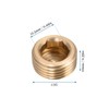 QUARKZMAN 1/2 Inch G Male Thread Brass Pipe Fittings x