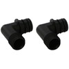 Flojet 20381-008 Quad Port Fitting, Black