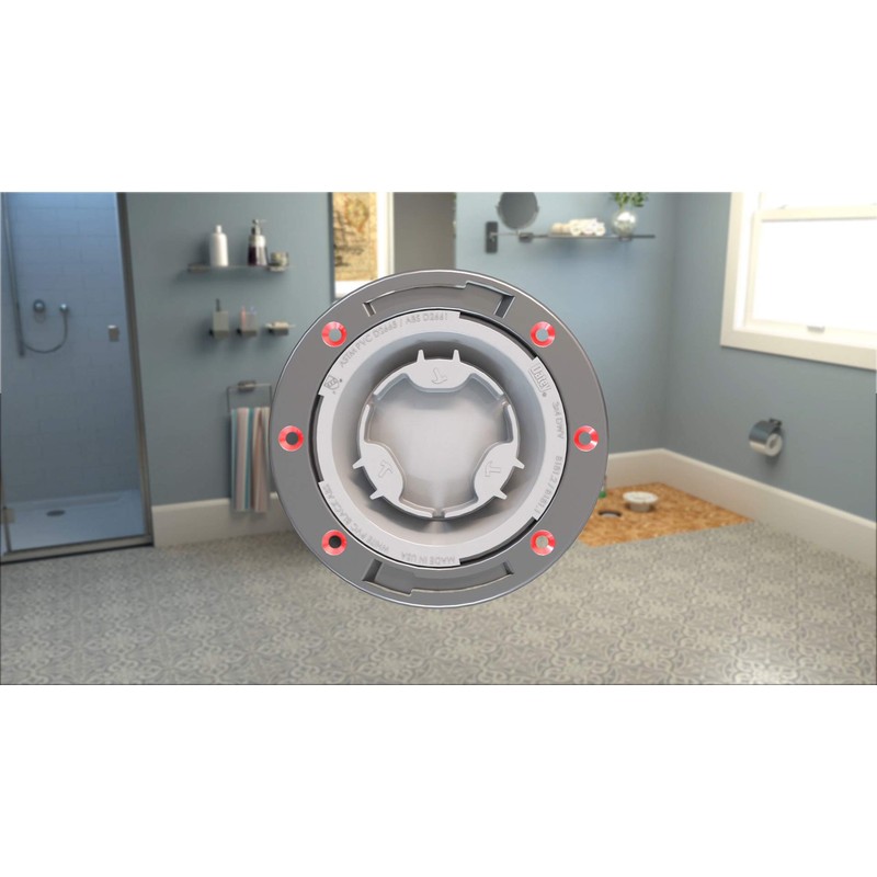 Oatey 3 in. or 4 in. ABS Closet Flange with