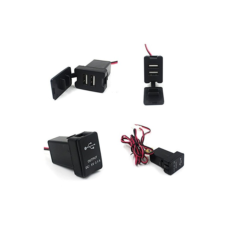 2 USB Ports, USB Connection Communication Panel, Power Socket, Smartphone
