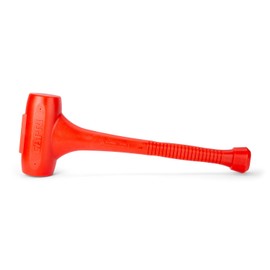 Capri Tools CP10100 C100 Dead Blow Hammer, 20", Orange, 6 lbs.