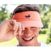 Southern Marsh Visor, Tangerine with Navy, 0