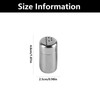 JFGDVW 2 Pcs travel salt and pepper sets, Stainless Steel