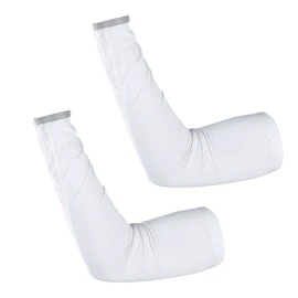1 Pair Breathable Mesh Arm Warmer Sunscreen Arm Covers with Reflective Strap for SportsIce Silk Arm Cover XL