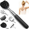 5-Piece Telescopic Back Scratcher Set, Stocking Stuffer Gadgets Gift Box,