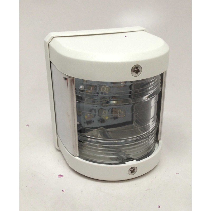 MARINE BOAT WHITE STERN LED NAVIGATION LIGHT WATERPROOF 2 NAUTICAL