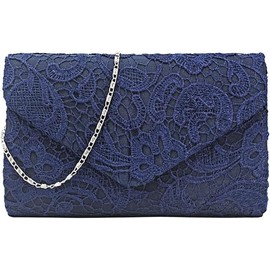 Fioeyr Lace Envelope Clutch Bag, Womens Floral Lace Envelope Clutch Purses, Elegant Handbags For Parties and Wedding Occasions
