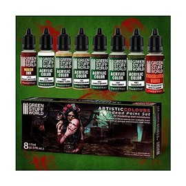 Green Stuff Set No Dead Paint Set (Box x 8 Pieces)