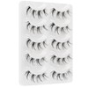 Clear Band Eyelashes, Russian Stripes, False Eyelashes, D Curl Lashes,