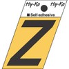 Hy-Ko GR-10/Z Aluminum Angle Cut with Letter Z, 1.5", Black