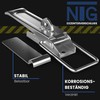 NTG Eccentric Lock with Mounting Plate, 210 mm, Galvanised and