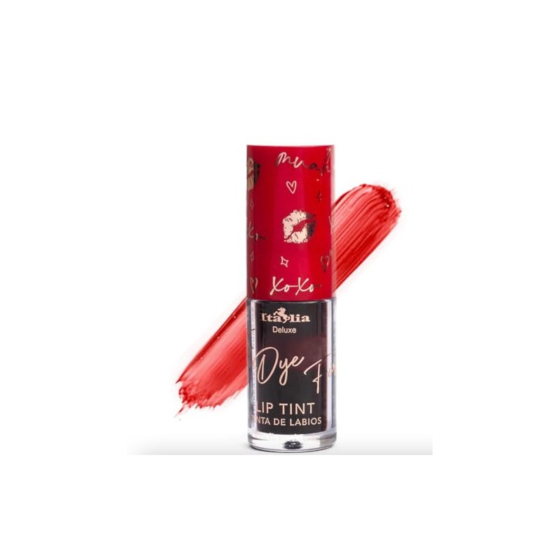 Kit Viral Labios Tinta Dye For Italia Deluxe, Lapiz Delineador